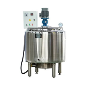 ถังพาสเจอร์ไรซ์นมขนาดเล็ก สแตนเลส 500 ลิตร/ชม. แผงควบคุมกึ่งอัตโนมัติ เครื่องพาสเจอร์ไรซ์นมคุณภาพสูง ระบบทำความร้อนด้วยเครื่องยนต์ - Product Image 1