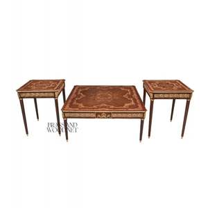 ชุดโต๊ะไม้ฝังอัญมณีสุดคลาสสิก - Product Image 1