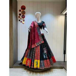 Chaniya Choli Tradicional para Mujer, Tela de Algodón Jaam Puro, Estilo Étnico, Holgado, para Fiestas, Diseño Laxmi Lifestyle - Product Image 3