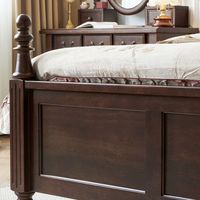 Cama Queen de Plataforma de Lujo, Acabado a Mano en Madera de Teca Sólida, Diseño Clásico de 2 Postes, Diseño Moderno, Ecológica, Duradera y Elegante