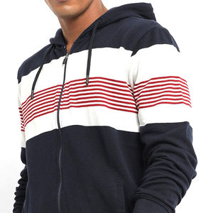 Unisex Slim Fit 2025 Street Sudadera para hombre Sudadera con capucha teñida lisa con cremallera Sudaderas con capucha en blanco de invierno de calidad superior - Product Image 4