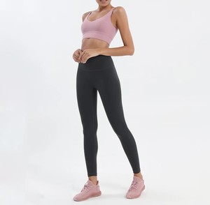 2024 femme Fitness vêtements Gym Activewear 3 pièces sans couture Yoga ensemble XL Leggings Shorts Yoga taille solide motif grande taille - Product Image 3