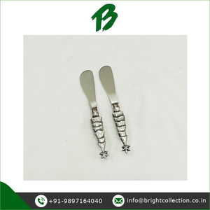 <b>Cheese</b> Knives <b>Set</b> Supplier of Aluminium X Mass Tree Design Handle <b>Cheese</b> <b>Set</b> for Tableware Cutlery Use Manufactured in India - Product Image 2