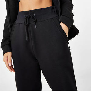 Pantalons de jogging pour femmes, style streetwear, délavés à l'acide, coupe régulière, devant plat et cordon de serrage, pour la course et l'exercice - Product Image 3