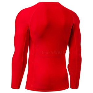 เสื้อฝึกซ้อมมวยและกราปลิงแบบขายส่ง ลายพิมพ์ตามสั่ง ผลิตจากโพลีเอสเตอร์ 100% พร้อมบริการพิมพ์ลายแบบซับลิเมชั่น เสื้อรัดรูปสำหรับการต่อสู้ - Product Image 4
