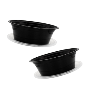 Đen Cơ Sở + rõ ràng nắp màu PP nhựa dùng một lần lò vi sóng container thực phẩm 900ml tùy chỉnh bao bì sản xuất tại Việt Nam - Product Image 3