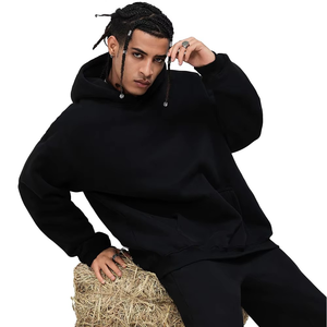 Sudaderas con capucha personalizadas para hombres 100% algodón peso pesado calidad de lujo Puff impresión ropa de calle de gran tamaño sudaderas con capucha para hombres - Product Image 5