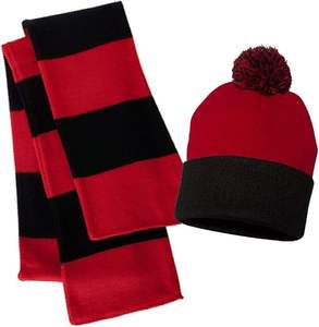 ONSTYLE SPORTS ensemble bonnet et écharpe d'hiver en acrylique combo bonnet écharpe en tricot léger et respirant - Product Image 1