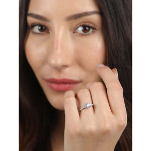 Anillos de Plata de Ley 925 de Primera Calidad para Mujer, Chapados en Rodio con Circonita, para Compromiso, Anillo de Joyería para Hombre - Product Image 3