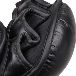 Guantes de boxeo personalizados al por mayor de alta calidad superventas para entrenamiento profesional guantes de cuero genuino con logotipo personalizado Mma - Product Image 2