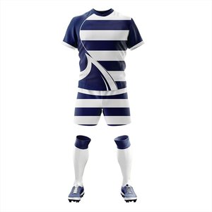 Juego de uniformes de rugby acepta los requisitos del cliente Kits de rubí personalizados al mejor precio hechos con uniforme de poliéster 100% a precio barato - Product Image 6