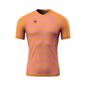 Camiseta Rash Guard de MMA con logotipo personalizado para hombre, camiseta de entrenamiento de gimnasia de manga corta con ajuste de compresión para BJJ Grappling - Product Image 2