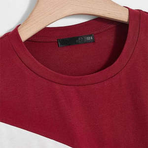 Camiseta de Alta Calidad con Diseño Moderno para Hombre, Camiseta Informal Lisa para Hombre, Camiseta Personalizada con Logotipo Bordado, Top de Algodón - Product Image 3