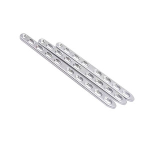 ชุดจานล็อคสัตวแพทย์3แผ่นแผ่นสแตนเลส3.5มม. แผ่นล็อคตรงสำหรับเครื่องมือผ่าตัดสัตวแพทย์ - Product Image 1