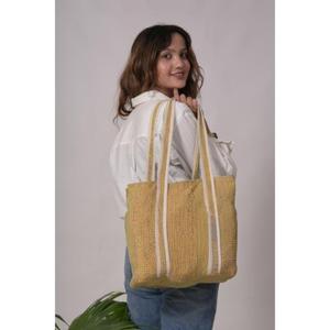 <b>Indian</b> Cotton Kantha Printed Vintage Zipper Closure Soft Eco-Friendly Large Capacity Tote <b>Bag</b> for Unisex Casual Shopping - Product Image 1