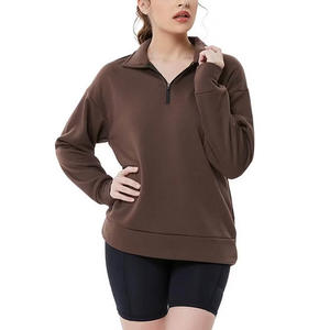 Sudadera de mujer de alta calidad con logotipo personalizado impresión bordado personalizado Casual OEM fábrica fabricante proveedor suministro - Product Image 5