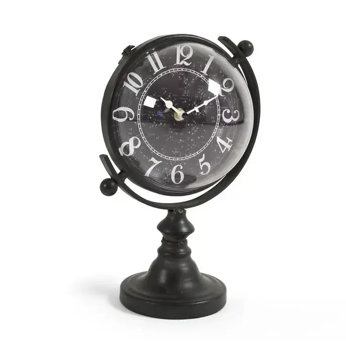 ברזל שחור באיכות הטובה ביותר שעון שולחן ימי קלאסי עבור עיצוב הבית משרד פנים שעון ימי דקורטיבי כמות גדולה