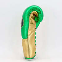 No Boxing No Life Guantes de Boxeo Profesionales de Cuero Vacuno de Primera Calidad con Cordones, Transpirables y que Absorben la Humedad