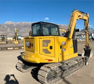 Excavatrice Caterpillar 308 d'occasion et neuve, modèle 2023, 8 tonnes, avec moteur, boîte de vitesses, pompe, roulement et engrenages, et rapport d'inspection. - Product Image 6