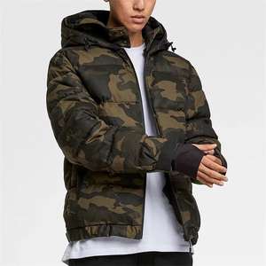 Personnaliser Veste polaire surdimensionnée d'hiver de haute qualité pour hommes Vestes tissées pour hommes - Product Image 4