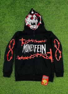 Sweats à capuche décontractés d'hiver pour hommes Couleur unie 100% coton Regular Fit Respirant Vêtements de mode écologiques - Product Image 4