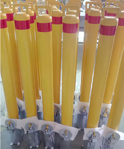 KVS ISO9001 + RoHS gömülü sarı kaplamalı çıkarılabilir asma kilit kumandalı DEFENDER düzeltme-güvenlik baba sokak gömme kollu - Product Image 2