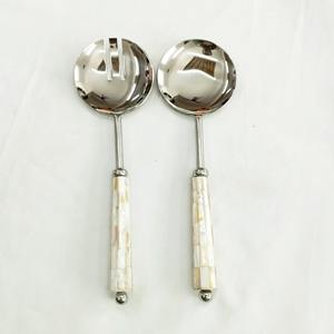 Fabricant indien de qualité supérieure, ustensiles de cuisine en acier inoxydable en métal, ensembles de cuillères et fourchettes, finition argentée pour le dîner - Product Image 4