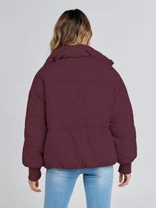 Ropa de calle nueva moda a prueba de viento chaqueta acolchada para mujer al aire libre ropa informal de invierno chaqueta cálida de burbuja para mujer - Product Image 6