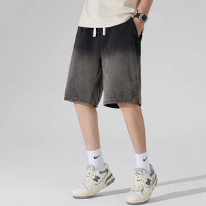 Denim Manufacturer Streetwear Custom Vintage Wash Jorts <b>Men</b> <b>Jeans</b> Shorts Denim Shorts - Product Image 3