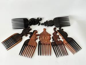 Peine de Madera Pulida Ecológico Hecho a Mano por los Mejores Artesanos, con Dientes Redondeados Suaves para Cabello Rizado y Grueso - Product Image 4