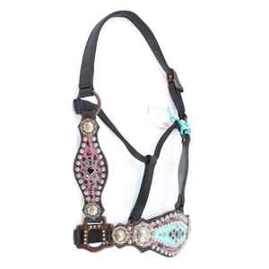 Licol en cuir de style selle occidentale de qualité supérieure confortable véritable licou de cheval rembourré au meilleur prix - Product Image 1