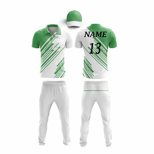 Diseño de cricket con uniformes de cricket 100% nuevo diseño personalizado equipo de cricket manga completa - Product Image 4