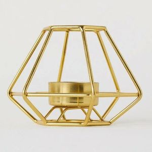 Porte-bougie en fil métallique, support de bougie décoratif moderne, élégant accent d'intérieur pour un éclairage doux et chaleureux, décoration intérieure - Product Image 1