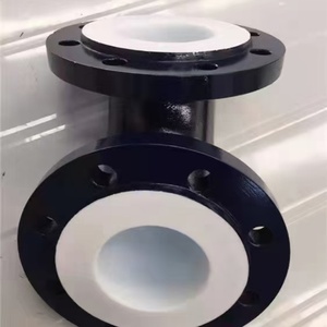 ท่อเหล็กเคลือบอีพ็อกซี่เรซิน DN300 SCH40 ASTM EP (Epoxy Resin) สำหรับงานป้องกันการกัดกร่อน  ท่อเคลือบพลาสติกสำหรับสารกรด  ท่อส่งกรดไฮโดรคลอริก - Product Image 1