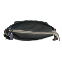 Sac fourre-tout Mayra en toile de coton et cuir marron pour femme, fait main, avec décoration chaîne tissée, sacs à main décontractés à fermeture éclair ReitSport