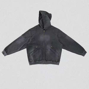 เสื้อสเวตเตอร์สวมหัวสำหรับผู้ชายเสื้อฮู้ดโอเวอร์ไซส์ผ้าฝ้าย100% ธรรมดาสำหรับฤดูหนาวออกแบบได้ตามต้องการ - Product Image 1