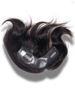 AR-RAFI IMPEX Cabello Humano Virgen Indio de Primera Calidad, Sin Procesar, de Origen Ético, Natural, Suave, Fuerte, Cabello Remy Liso, 100g - Product Image 1
