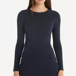 Camiseta Formal para Mujer, Bordado, Botones, Personalizada, OEM, Venta al por Mayor, Lona Transpirable, Ecológica, de Alta Calidad, Moderna para Verano - Product Image 5