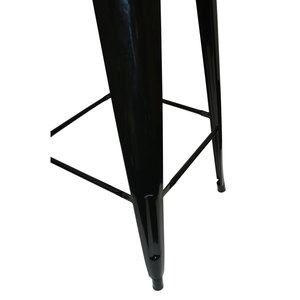 Chaise de café Tolix BFG004, 75 cm de hauteur, style design industriel, en plastique souple, aluminium, acier, PU, idéale pour les restaurants et les cuisines - Product Image 3