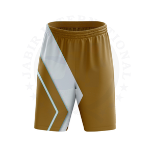 Pantalones cortos casuales para hombre de alta calidad 100% poliéster de secado rápido peso ligero patrón sólido diseño de satén caliente logotipo personalizado impermeable - Product Image 1