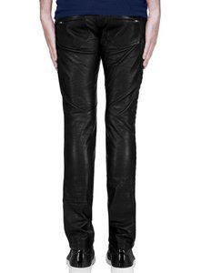 100% pantalon en cuir de longueur régulière de haute qualité/pantalon en cuir de qualité supérieure à séchage rapide - Product Image 2