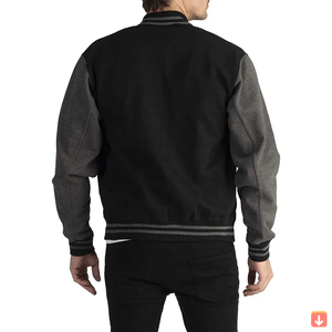 เสื้อแจ็คเก็ตเบสบอลคุณภาพสูงสำหรับผู้ชาย สไตล์วิทยาลัย สำหรับกิจกรรมกลางแจ้ง  รับสกรีนโลโก้  เสื้อผ้ากีฬา  สำหรับฤดูหนาว  ขายส่ง  กระดุมแกะ  ถักจากผ้าขนสัตว์ - Product Image 5