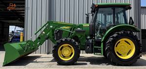 Tracteur à roues John Deere 3038E 70 CV 4x4 avec chargeur frontal et benne, utilitaire agricole, garantie moteur 5 ans - Product Image 6