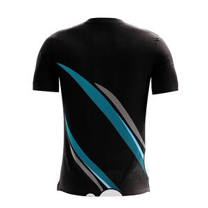 Camiseta deportiva ligera para hombre, tela de poliéster/algodón transpirable personalizada, patrón de impresión por sublimación transpirable - Product Image 4