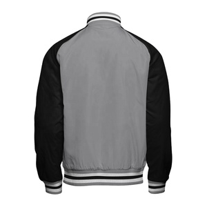 Chaqueta universitaria personalizada Lettermen, nuevo estilo 100%, Chaqueta larga de invierno con cremallera de alta calidad para hombres - Product Image 4