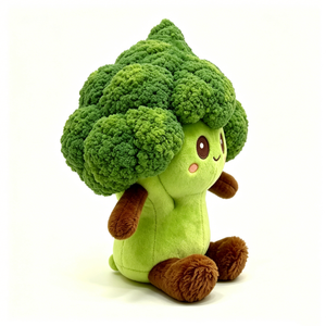 Broccoli Plush, Vegetable Stuffed Toy, cuddle Food Plush, <b>Cute</b> Veggie Plush - Product Image 1
