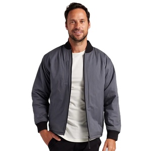 Chaquetas de bombardero transpirables para hombre, venta al por mayor, chaqueta de bombardero lisa con logotipo personalizado en blanco para hombre 2024 - Product Image 6