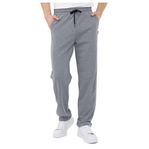 กางเกงวอร์มลำลองผู้ชายทรงตรง ขาตรง ผ้าฟลีซเนื้อนุ่ม สไตล์สลิมฟิต มีเชือกผูกเอว เป็นมิตรกับสิ่งแวดล้อม ป้องกันรอยยับ - Product Image 4