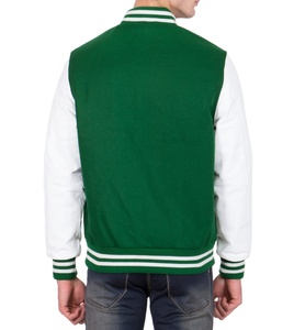 Men Plain Blank Varsity Letterman <b>Jackets</b> 2025 Wholesale Custom Latest Designs <b>Long</b> Sleeve <b>Leather</b>/wool made <b>Jacket</b> for men - Product Image 3