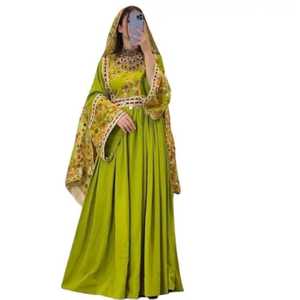 AFGHANI MARIAGE PARTY WEAR ROBE FEMME BARAT WALIMA WEAR DULHAN ROBE pour FILLES AFGHANI FEMMES VÊTEMENTS ISLAMIQUES par AM IMPEX - Product Image 1